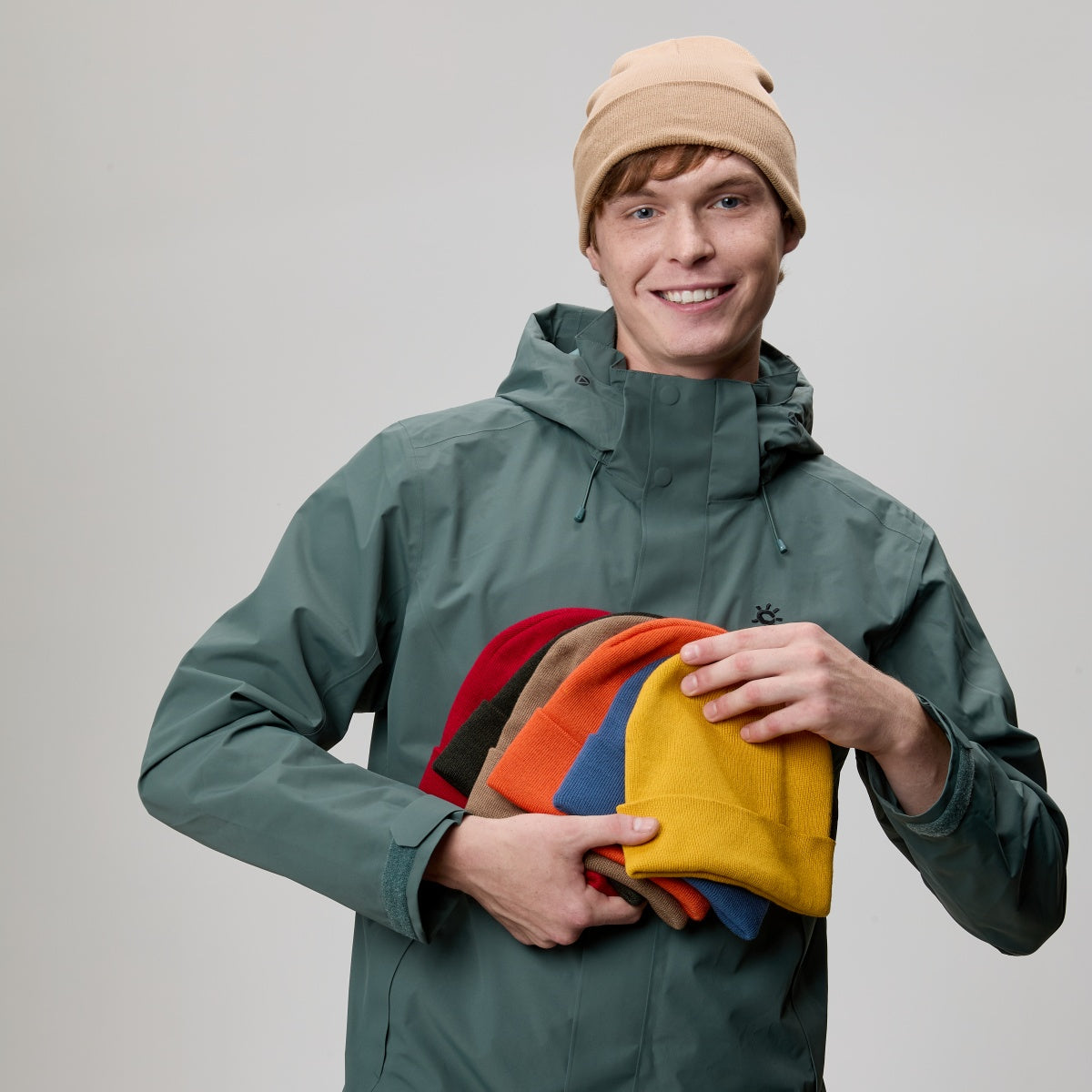 Blank Cuffed Wool Blend Beanie Wholesale - 1149