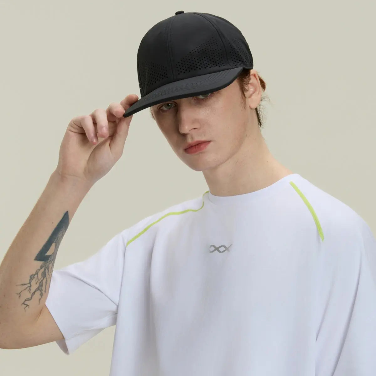 Blank 6 Panel Perforated Performance Dad Hat Wholesale - 6445 (Recycled)   Foremost Hat