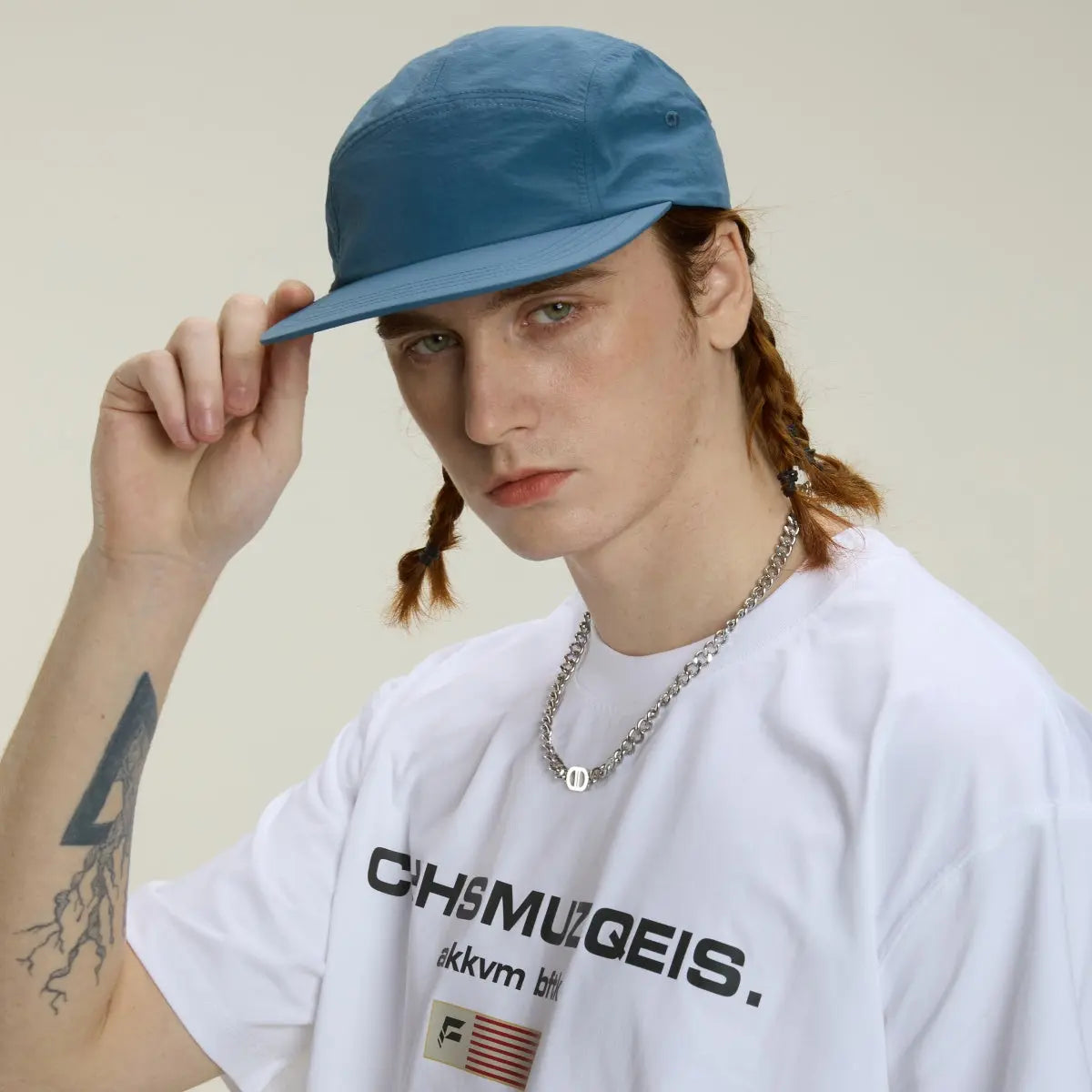 Blank 5 Panel Nylon Water Repellent Camper Hat Wholesale - 6016   Foremost Hat