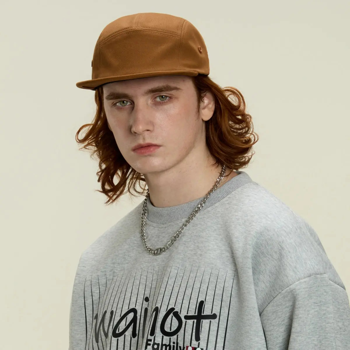 Blank Flat Bill 5 Panel Cotton Twill Camper Hat Wholesale - 6714   Foremost Hat