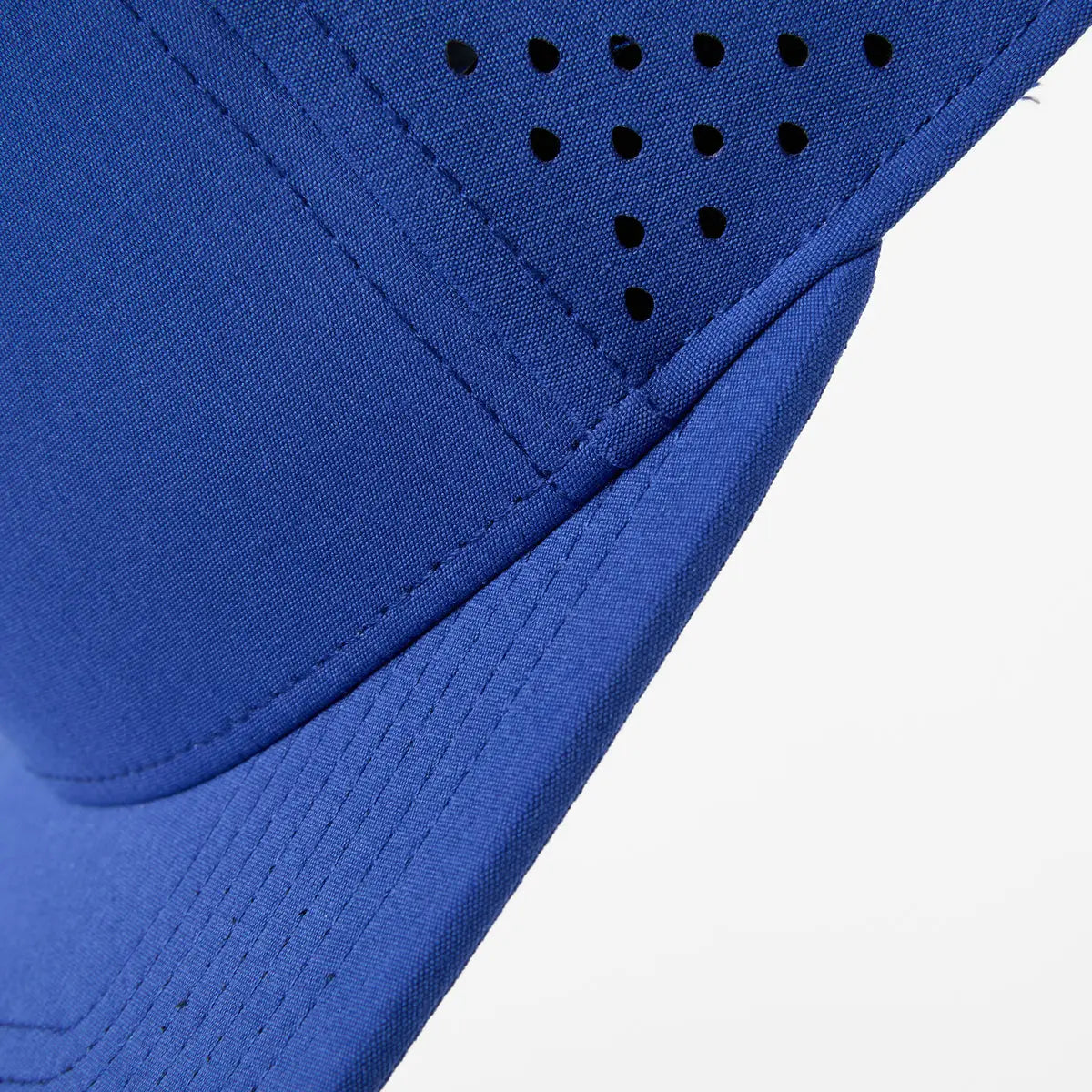 Blank Flat Bill 7 Panel Perforated Snapback Golf Hat Wholesale - 6472   Foremost Hat - Wholesale & Custom Hats