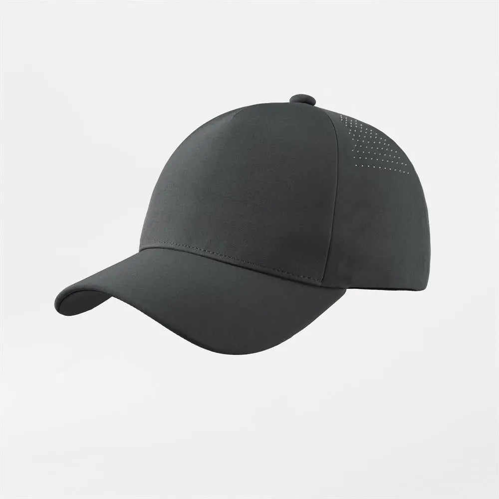 Blank Seamless Perforated 5 Panel Performance Snapback Golf Hat