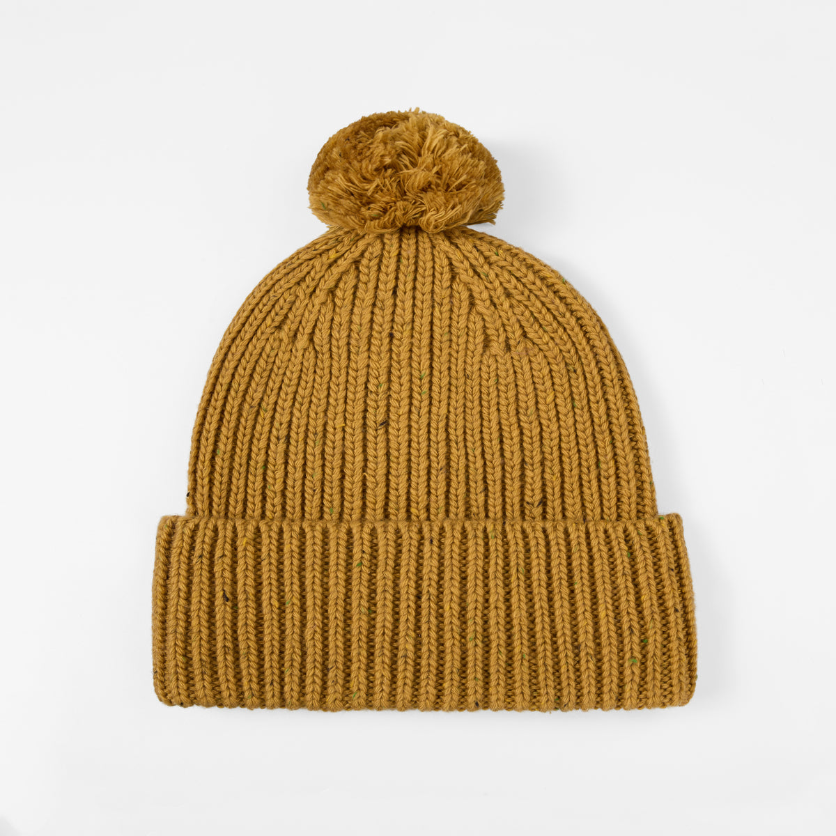 Blank Wool Flecked Pom Pom Beanie Wholesale - 1192