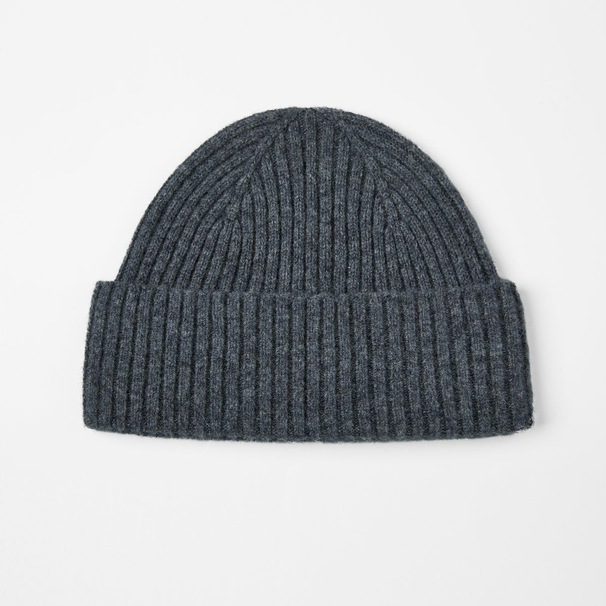 Blank Cuffed 100% Merino Wool Seamless Beanie Wholesale - 1224