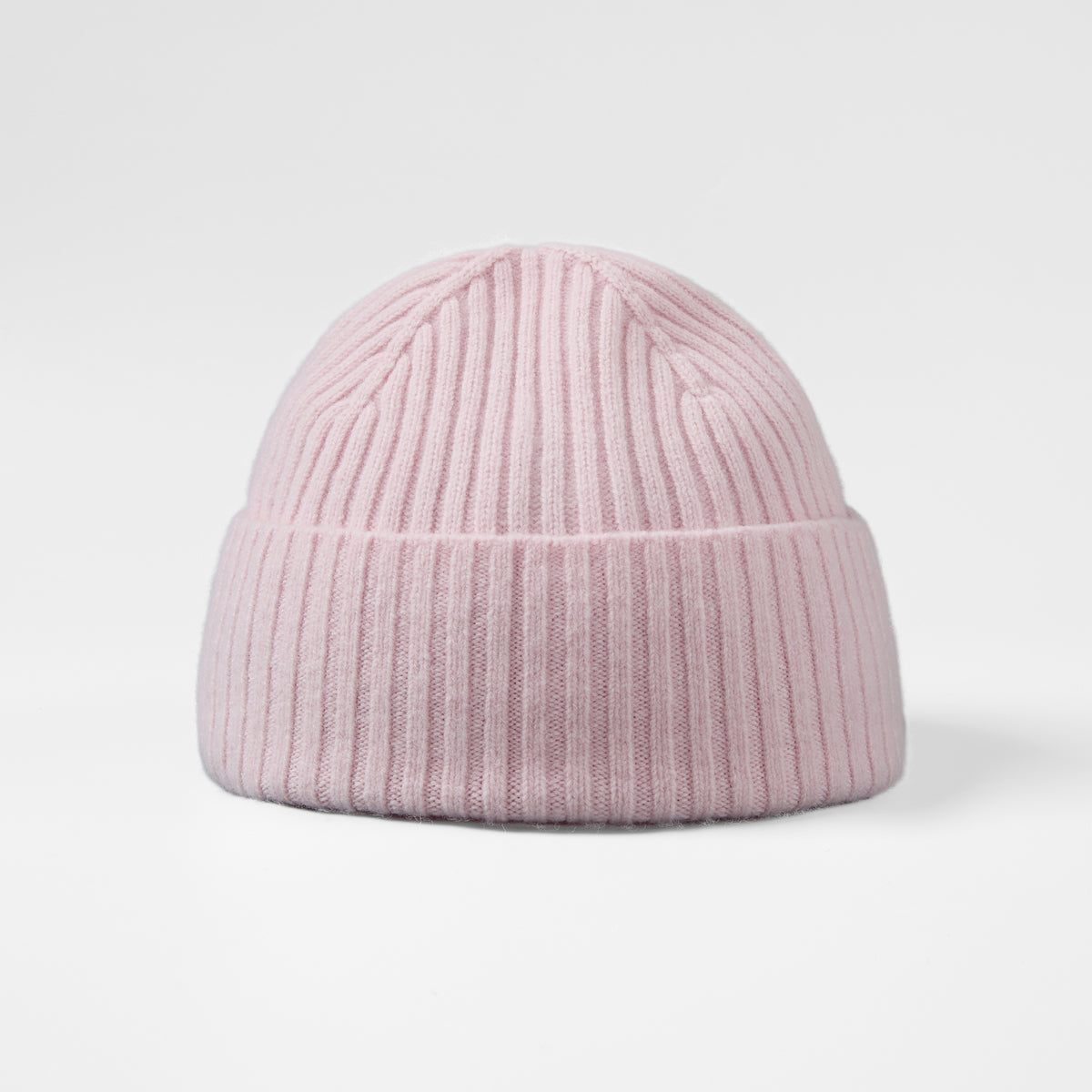 Blank Cuffed 100% Merino Wool Seamless Beanie Wholesale - 1224