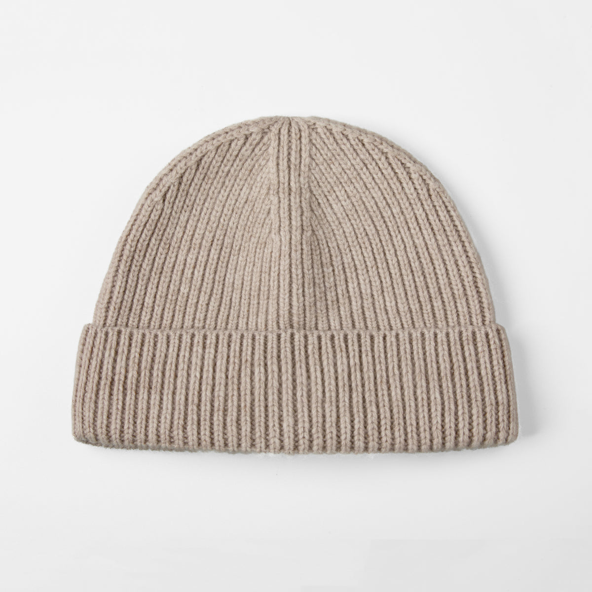 Blank 100% Merino Wool Short Fisherman Beanie Wholesale - 1281