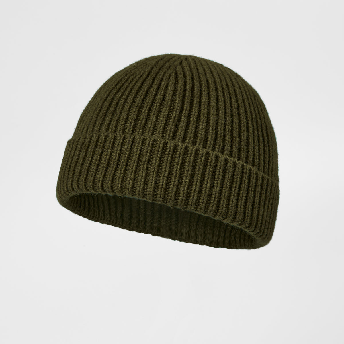 Blank 100% Merino Wool Short Fisherman Beanie Wholesale - 1281