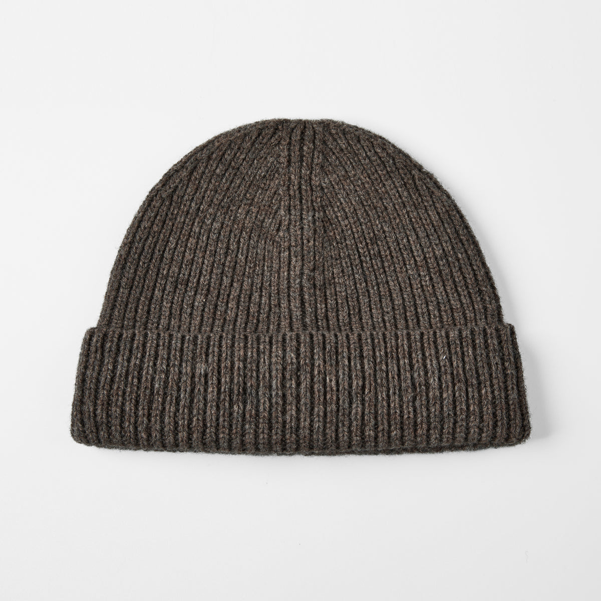 Blank 100% Merino Wool Short Fisherman Beanie Wholesale - 1281