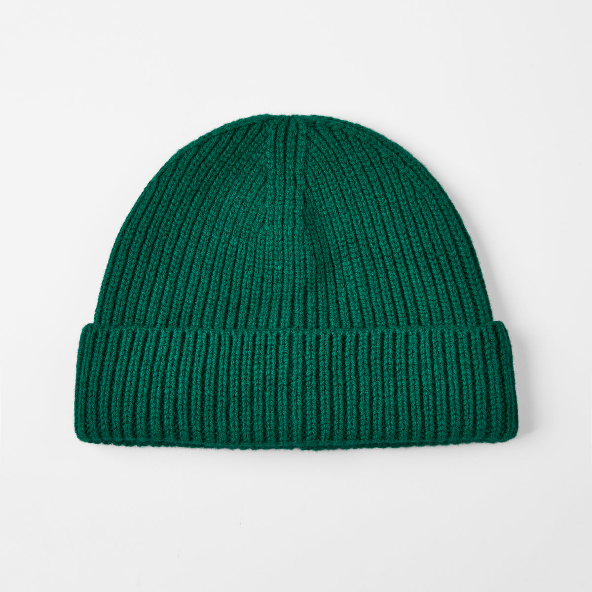 Blank 100% Merino Wool Short Fisherman Beanie Wholesale - 1281