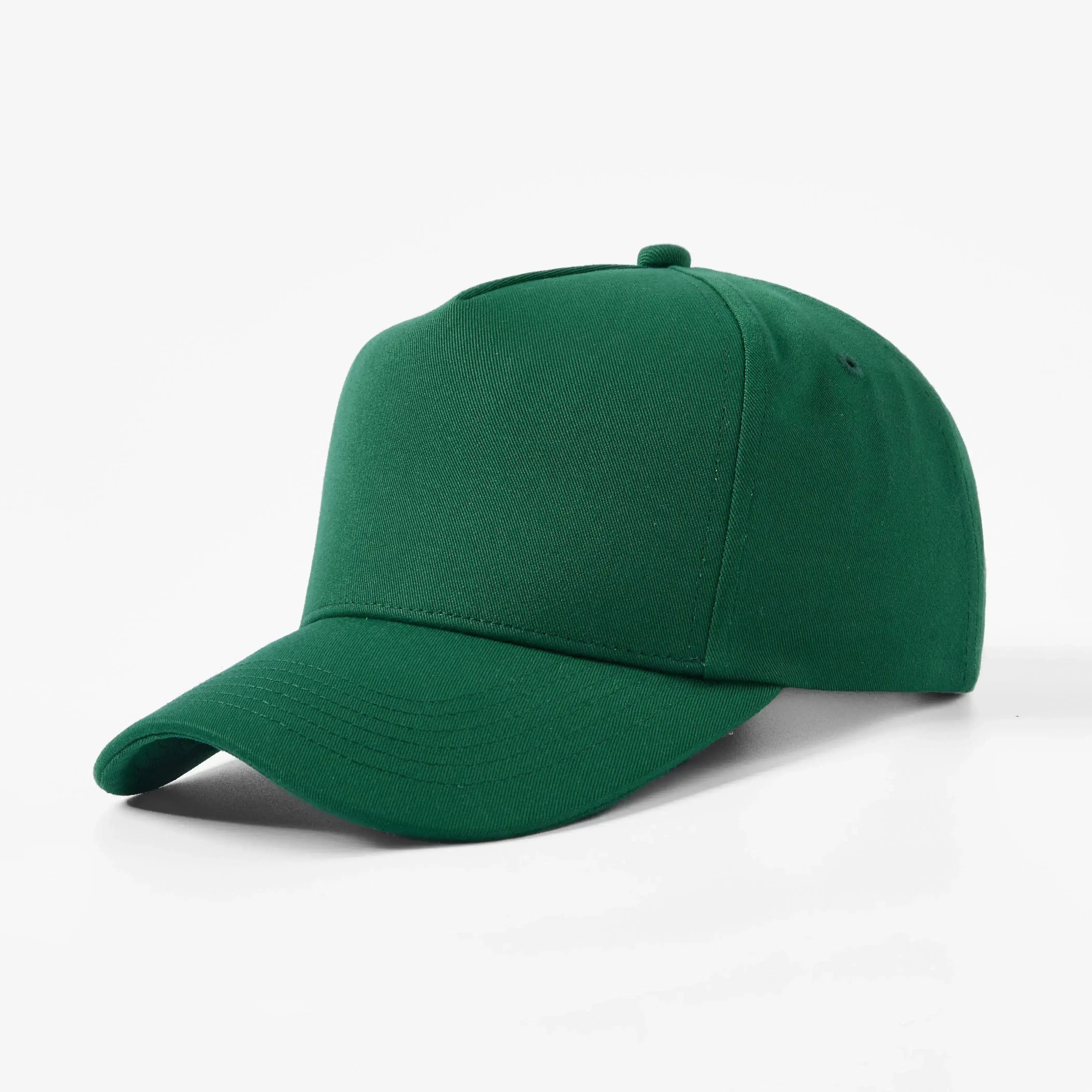 Blank 5 Panel Structured Baseball Cap Wholesale (Recycled) - 5462 -