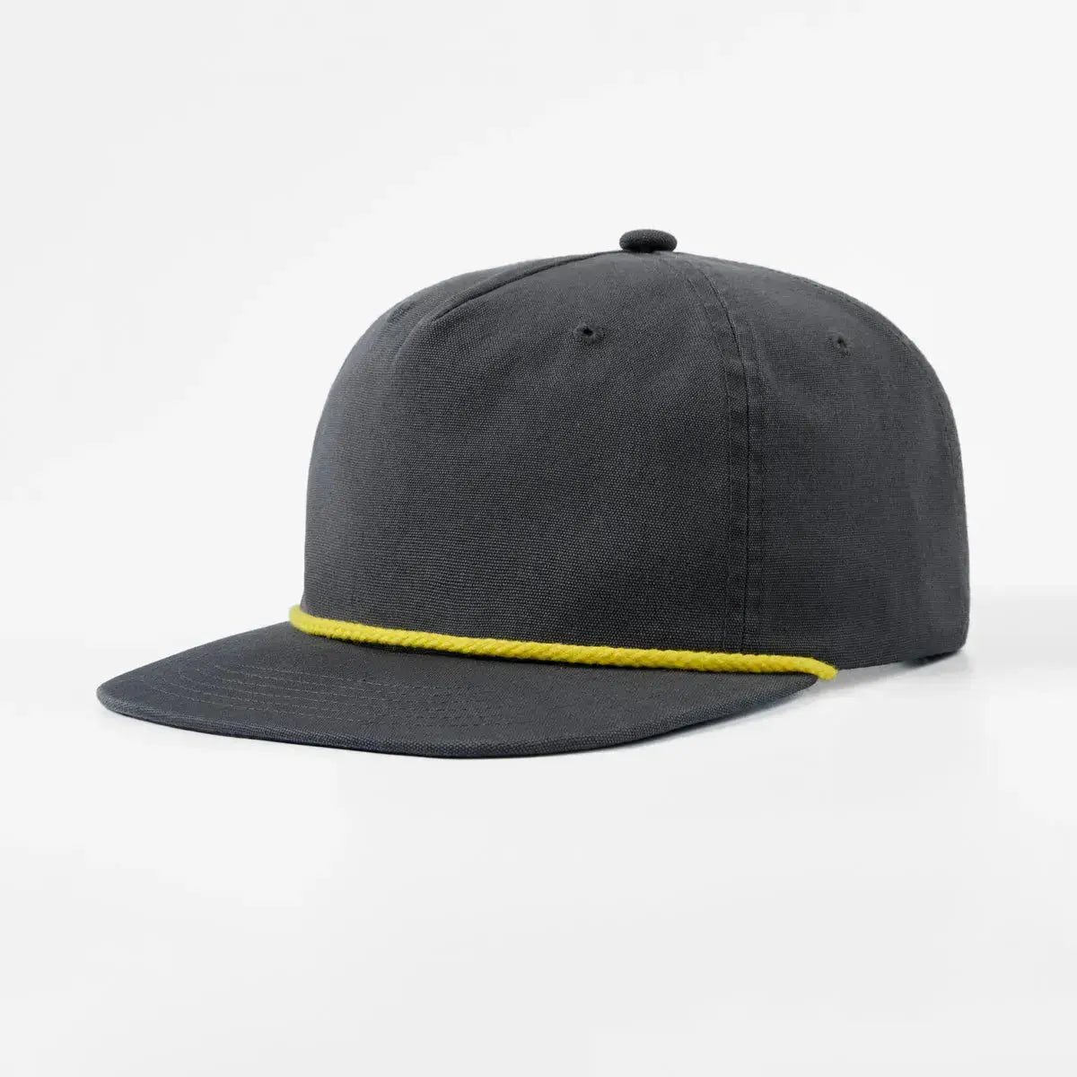 Blank 5 Panel Organic Cotton Unstructured Rope Snapback Hat - 5442 -