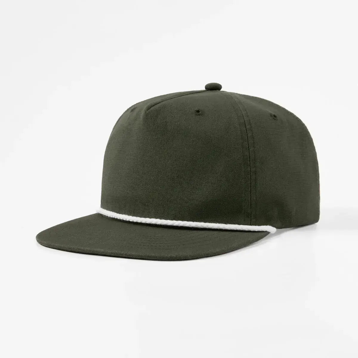 Blank 5 Panel Organic Cotton Unstructured Rope Snapback Hat - 5442 -