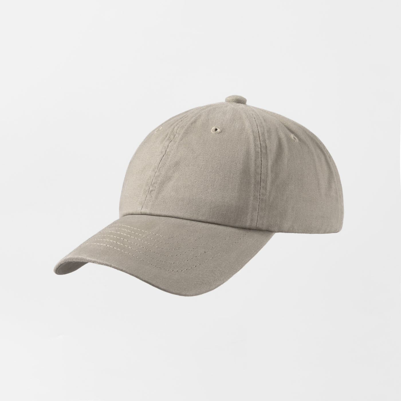 Blank Cotton Sanded Twill Dad Hat - 6019