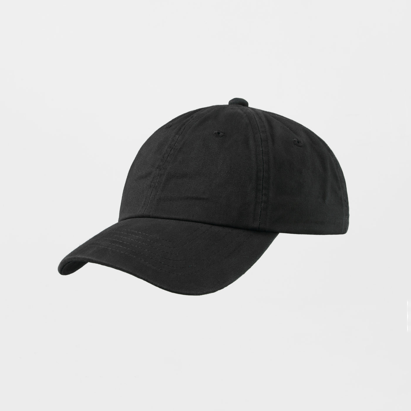 Blank Cotton Sanded Twill Dad Hat - 6019