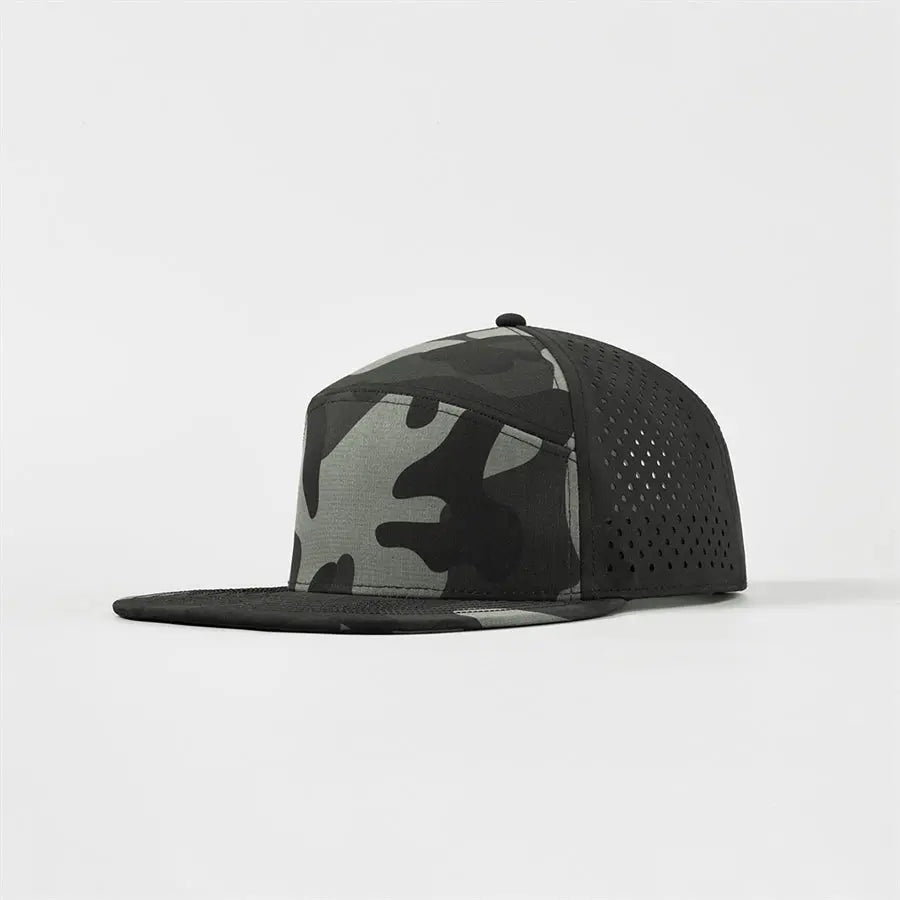 Blank & Custom Perforated Water Repellent Snapback Golf Hat Wholesale