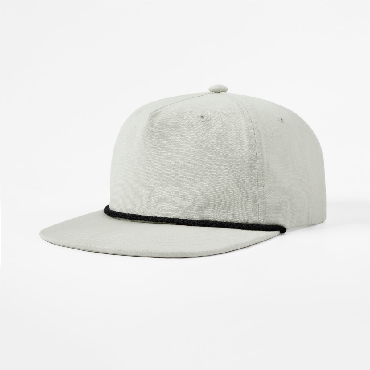 Blank 5 Panel Organic Cotton Unstructured Snapback Hat - 5442