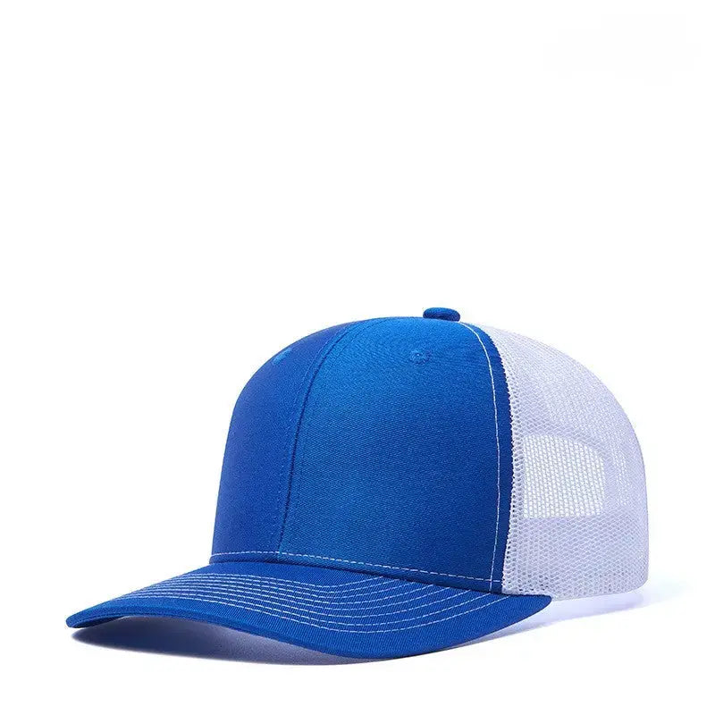 Blank & Custom 6 Panel Mid Profile Structured Trucker Hat Wholesale - 7018   Foremost Hat
