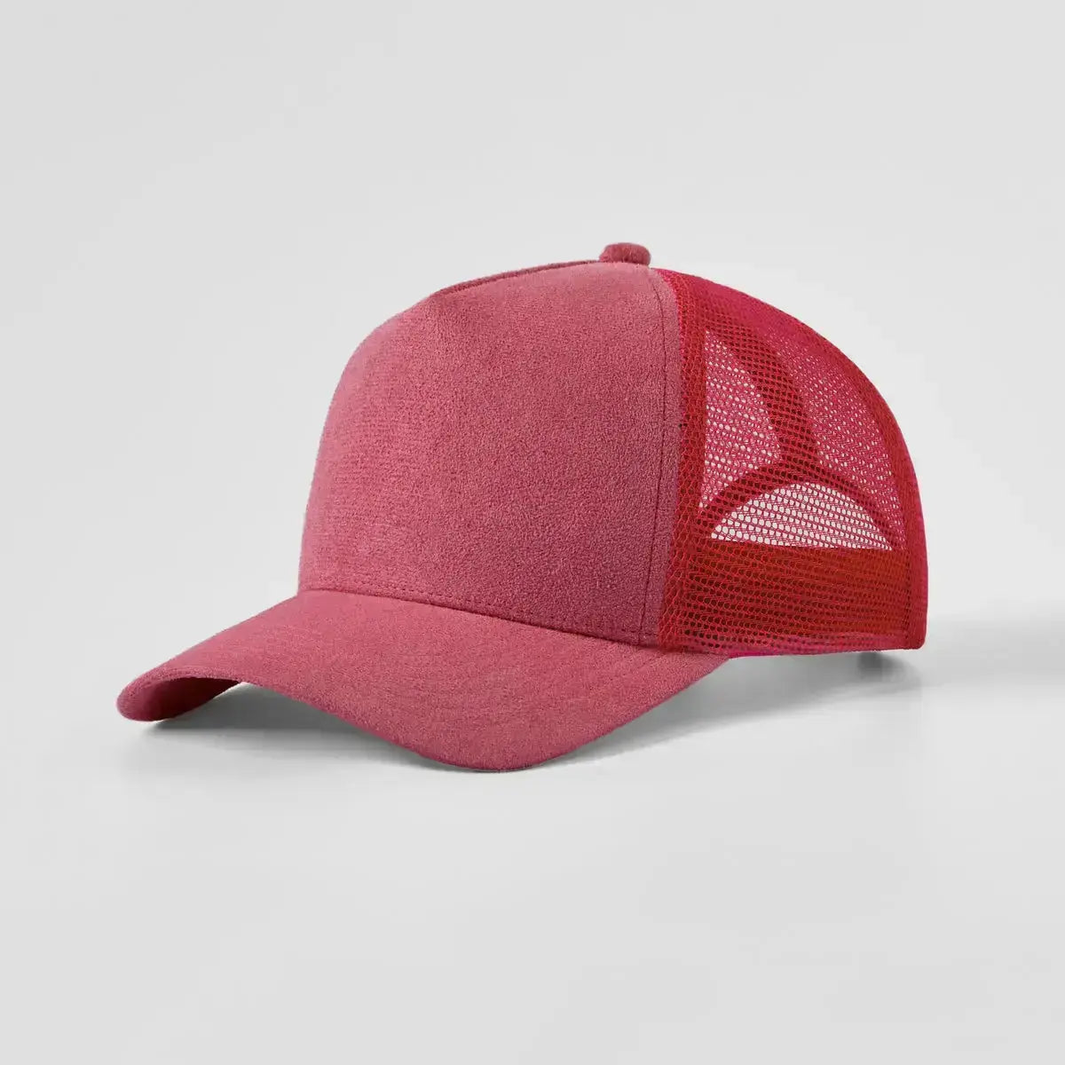 Blank & Custom Suede Mesh Trucker Hats Wholesale - 6710