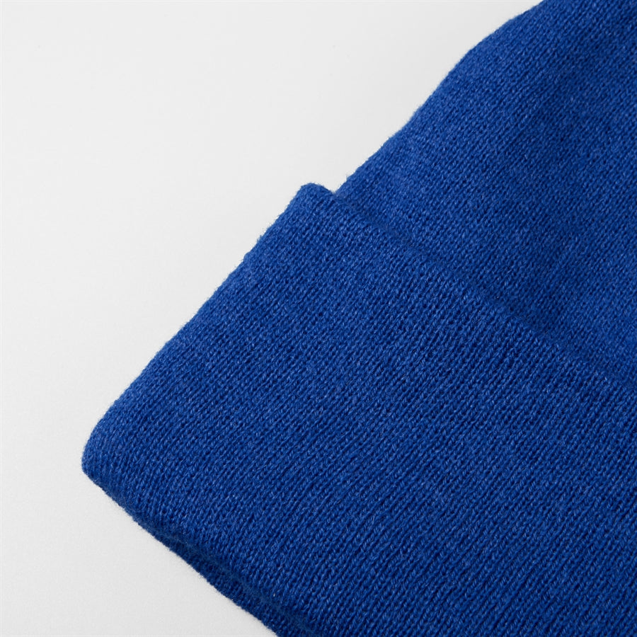 Blank Cuffed Satin Lined Knit Beanies Wholesale - 1176