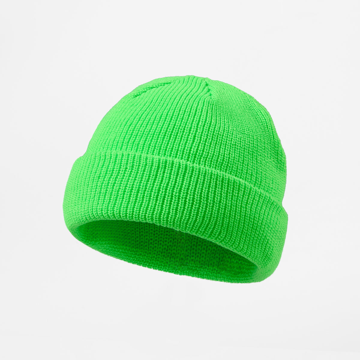 Blank Recycled Knit Cuffed Fisherman Beanie Wholesale - 1195