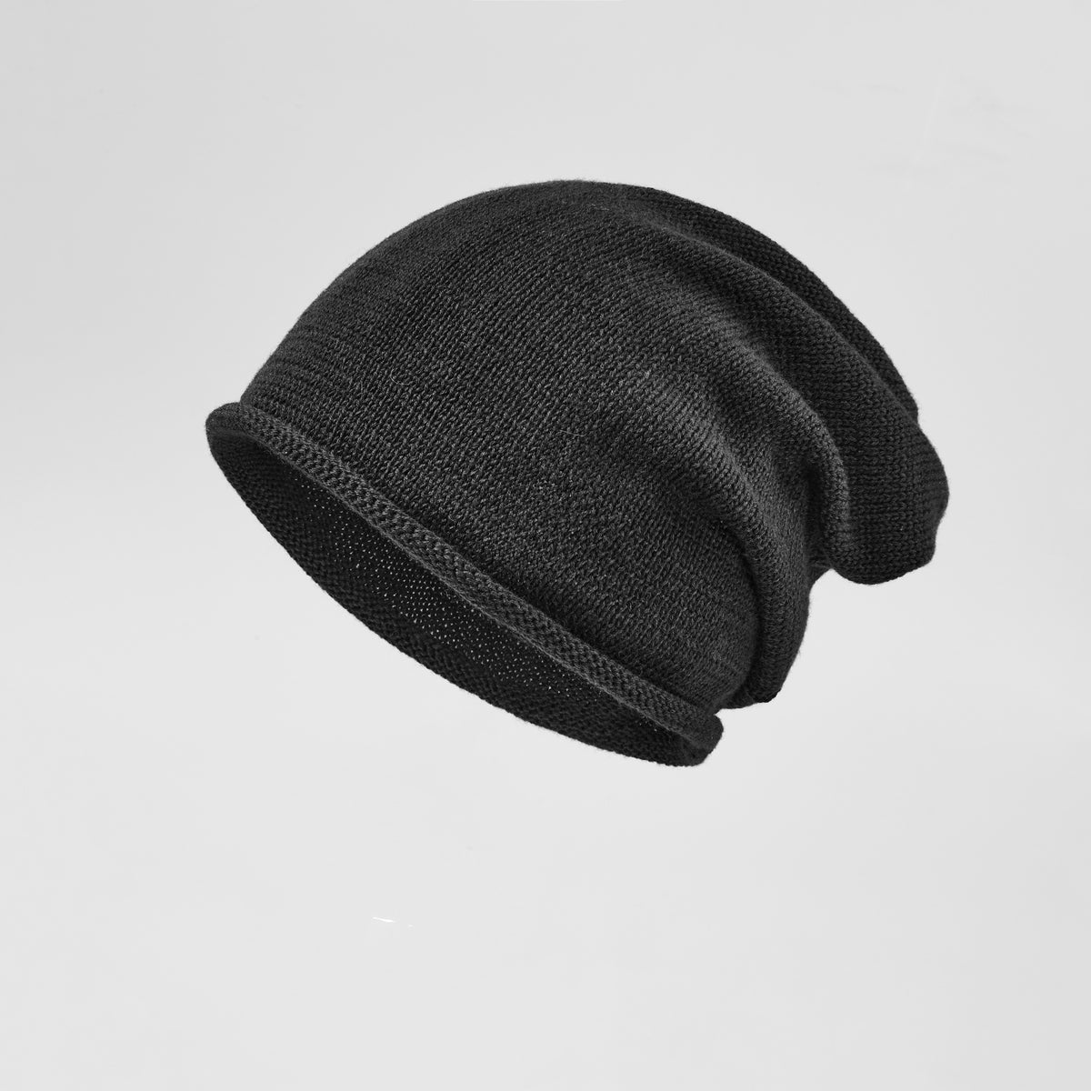 Blank Merino Wool Slouchy Beanie Wholesale - 1258