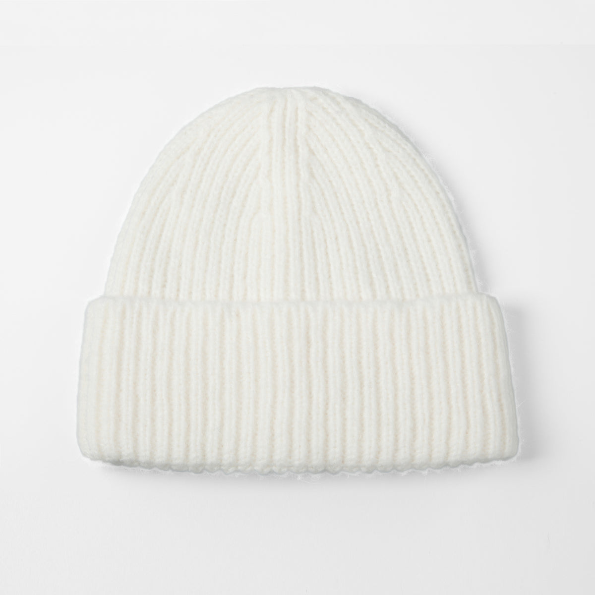 Blank Cuffed Mohair Blend Beanie Wholesale - 1265