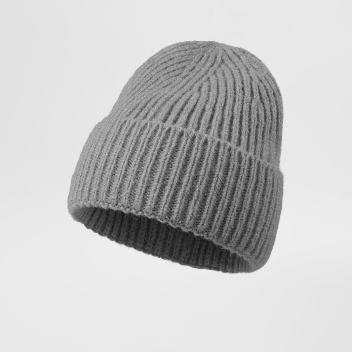 Blank Cuffed Mohair Blend Beanie Wholesale - 1265