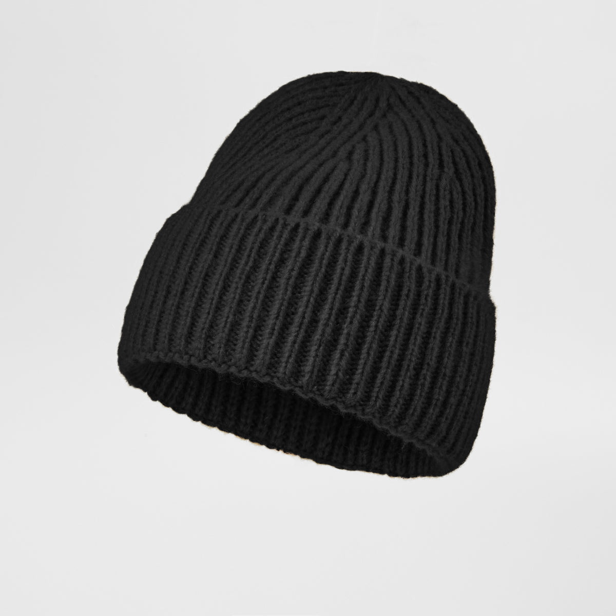 Blank Cuffed Mohair Blend Beanie Wholesale - 1265