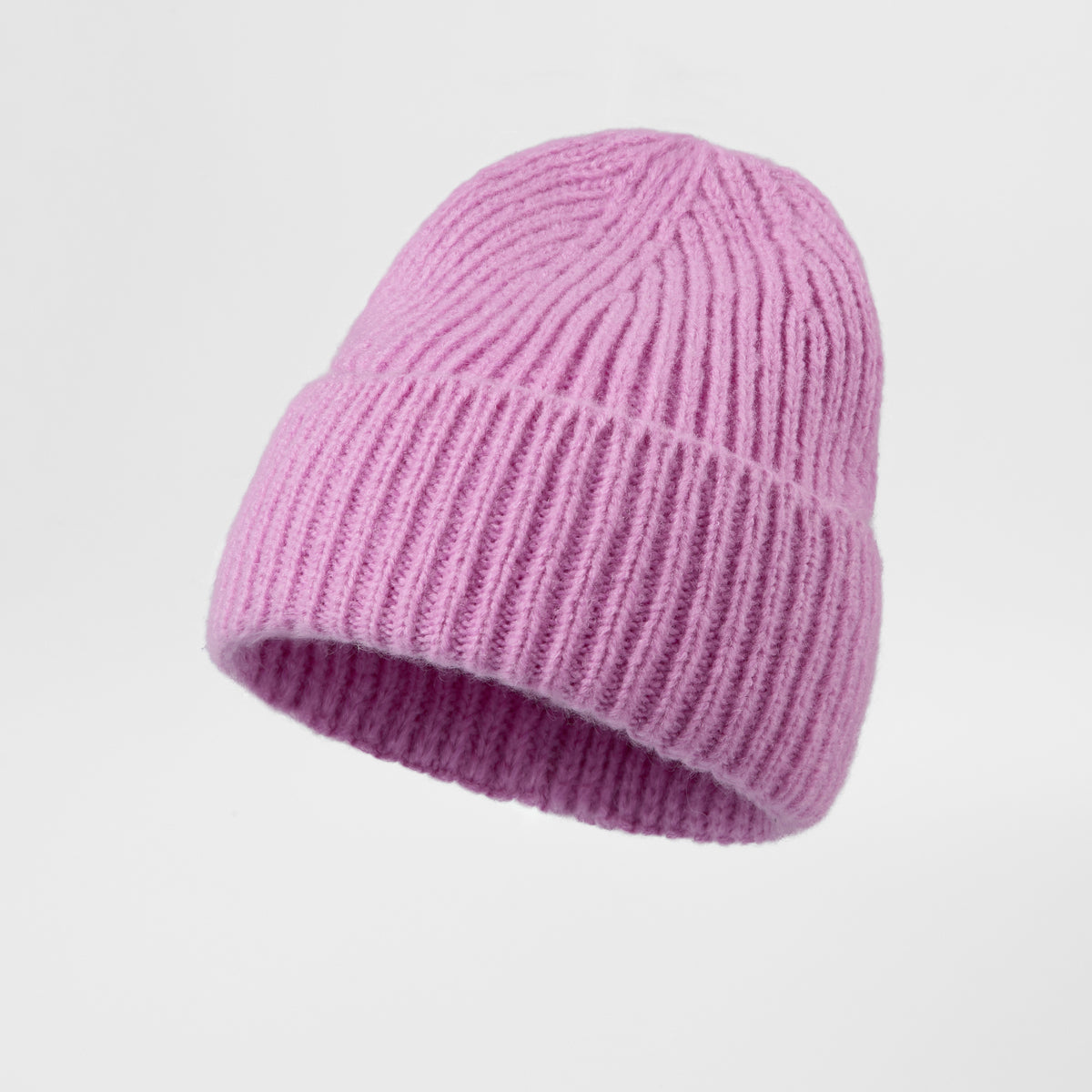 Blank Cuffed Mohair Blend Beanie Wholesale - 1265