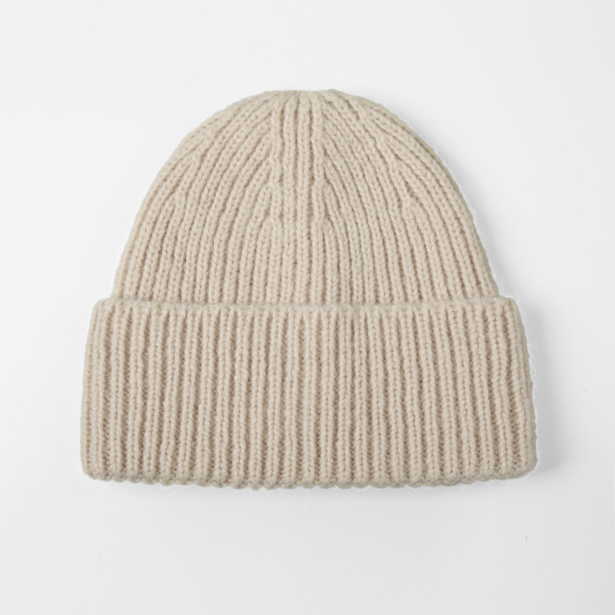 Blank Cuffed Mohair Blend Beanie Wholesale - 1265