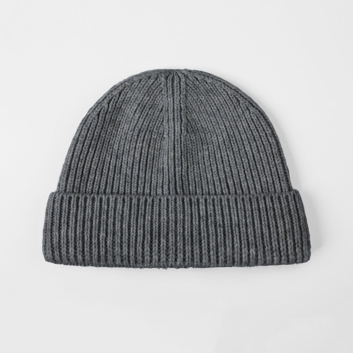 Blank 100% Merino Wool Short Fisherman Beanie Wholesale - 1281