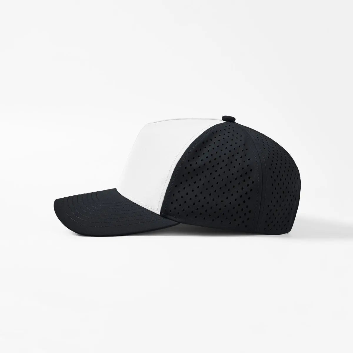 Blank Kids 5 Panel Perforated Water Repellent Snapback Golf Hat - 5479 (Recycled)