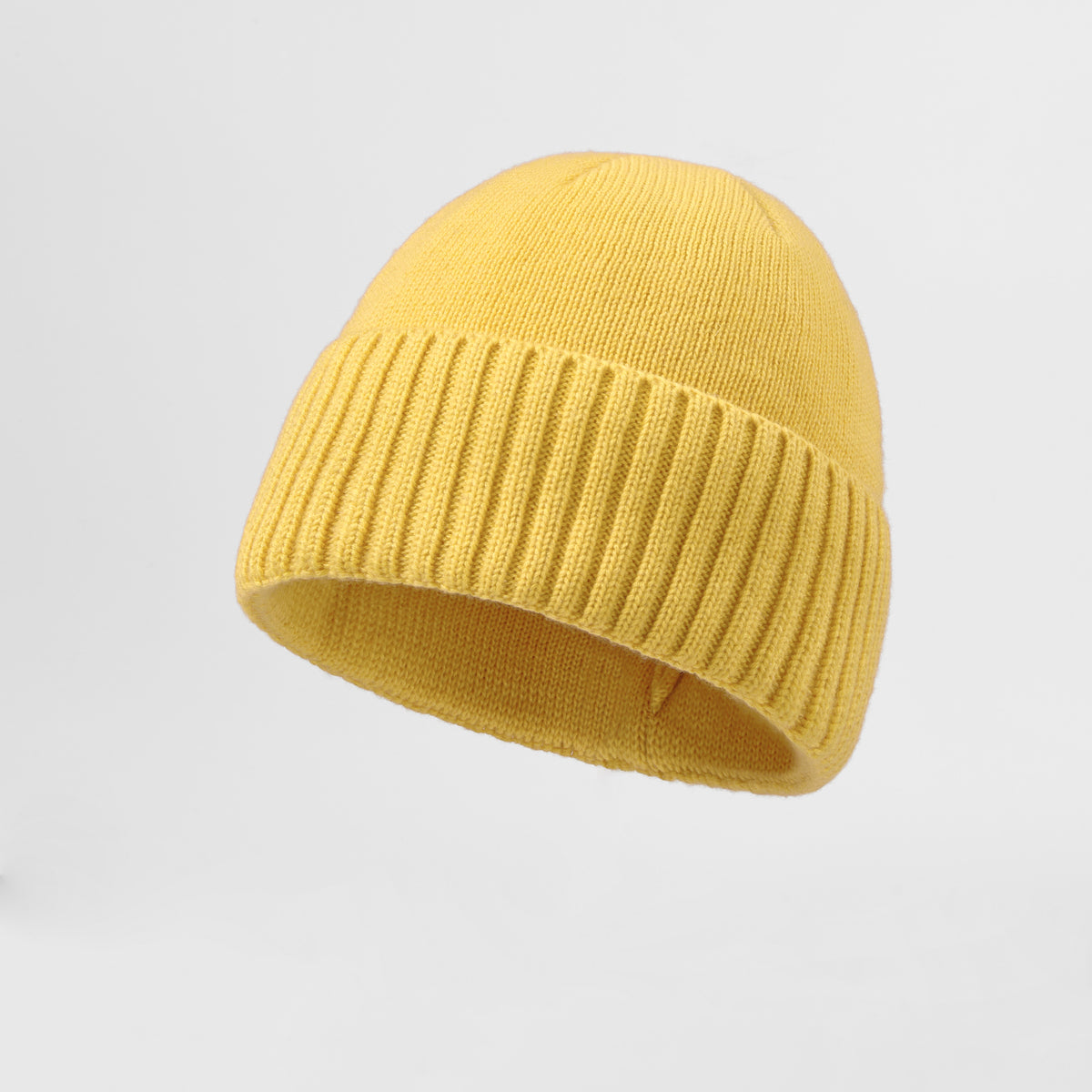 Blank Classic Ribbed Knit Wool Beanie Wholesale - 1188