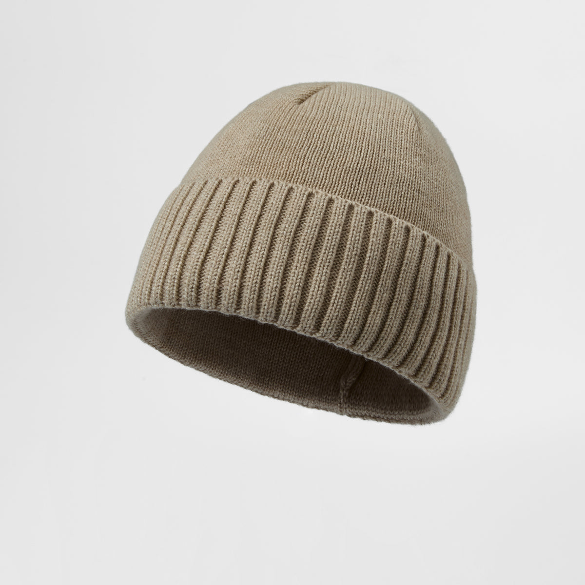 Blank Classic Ribbed Knit Wool Beanie Wholesale - 1188