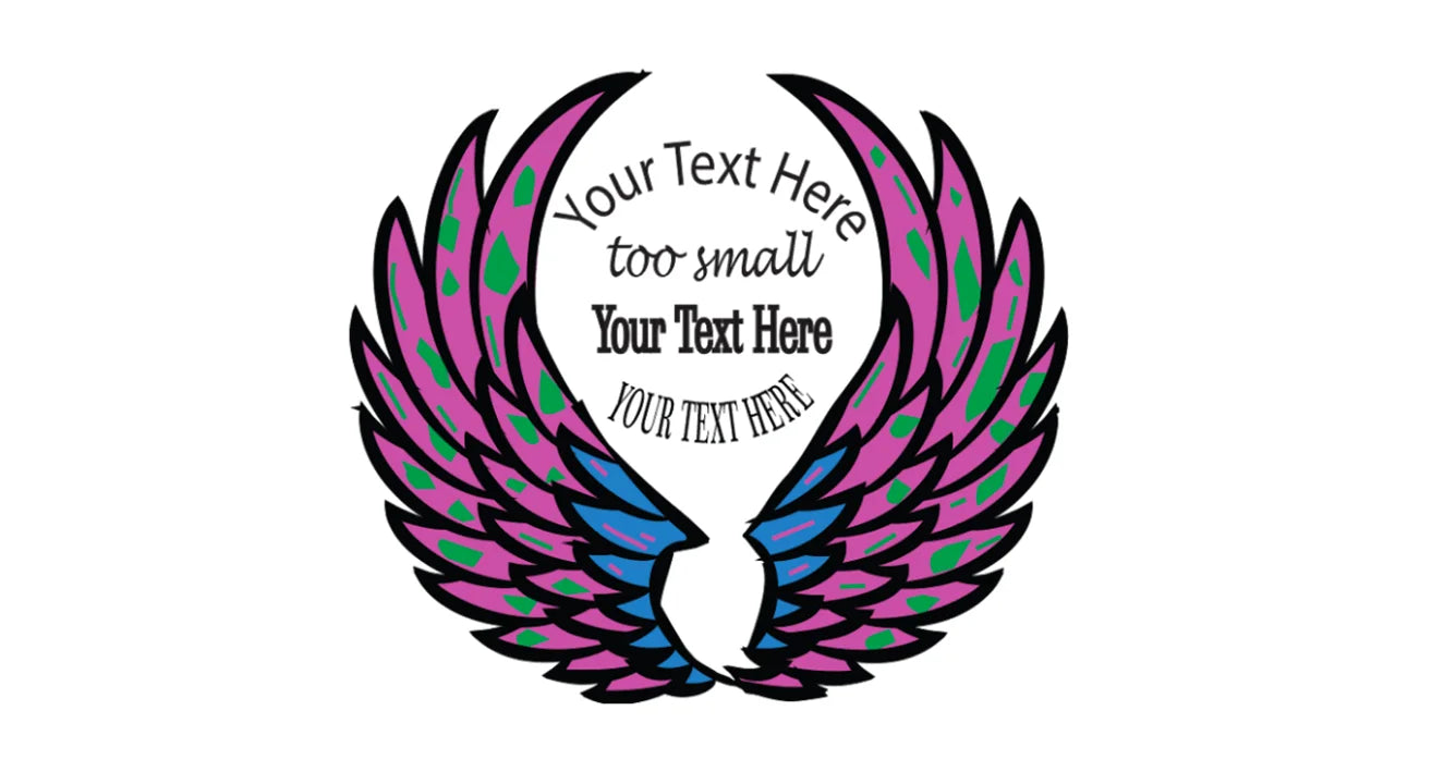 Text too small, lines too thin