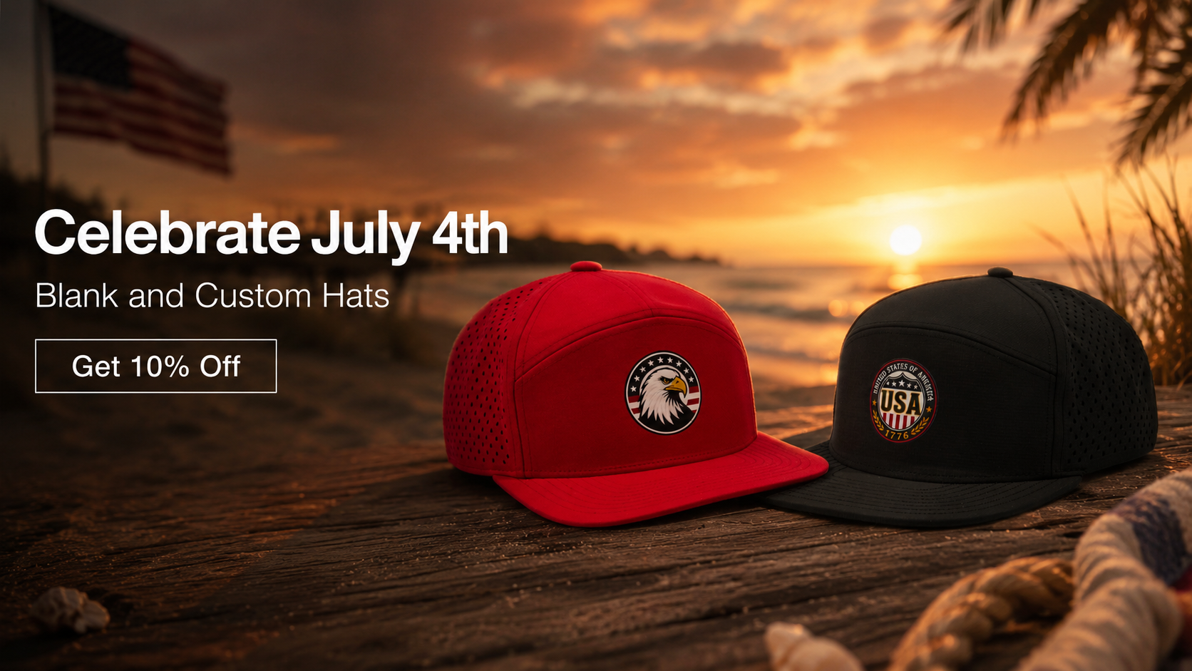 celebrate july 4th snapback hat