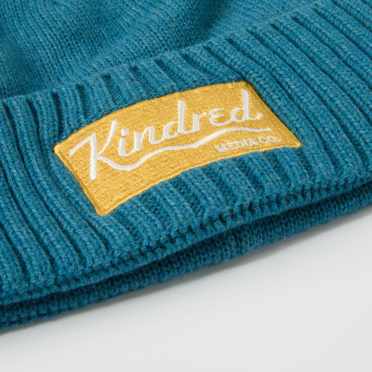 custom flat embroidery turquoise beanei