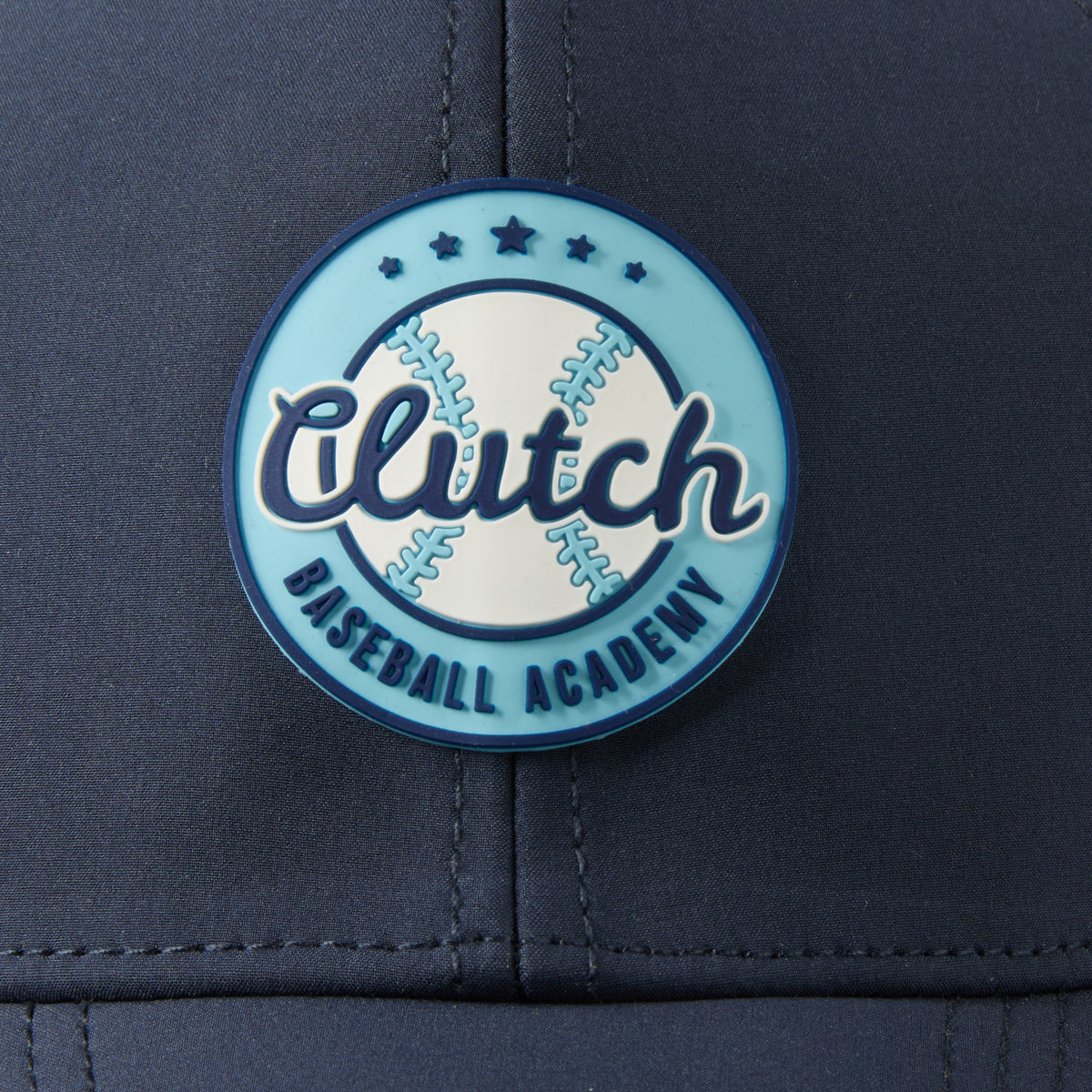 custom pvc patch 6 panel golf hat