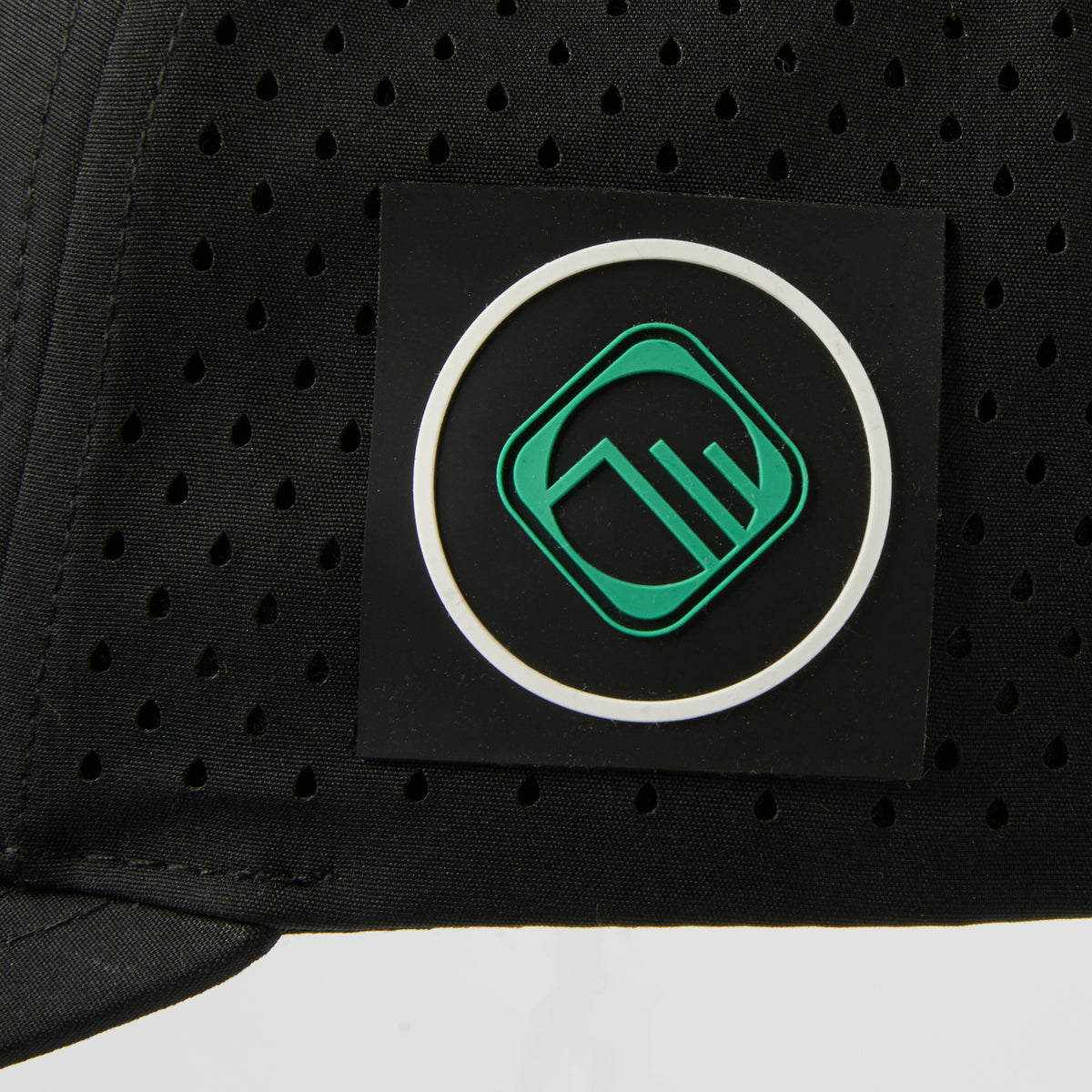custom pvc patch hat on side
